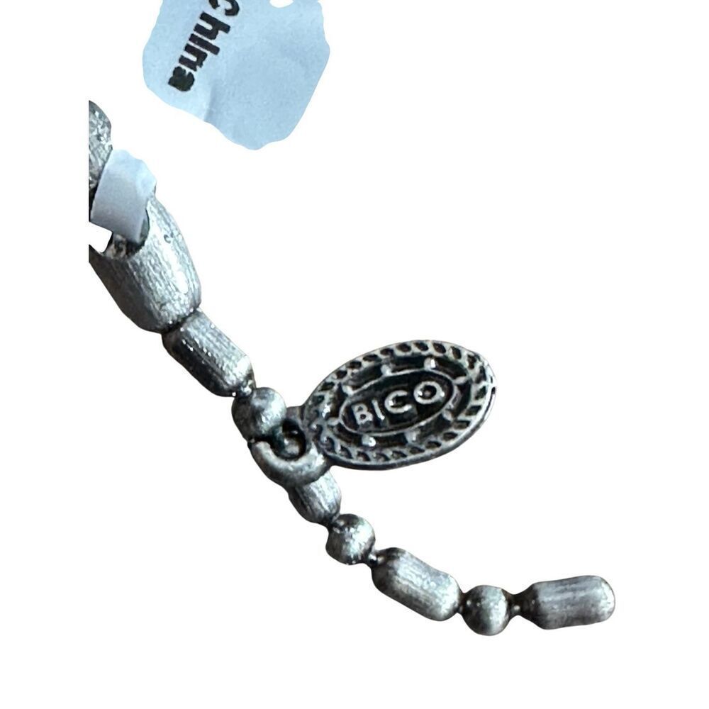 BICO Australia NWT Brushed Steel Ball Chain Necklace 24” - Picture 5 of 6